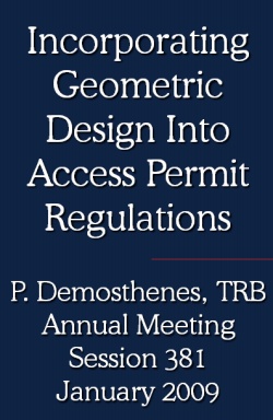 Incorporating Geometric design into regulations